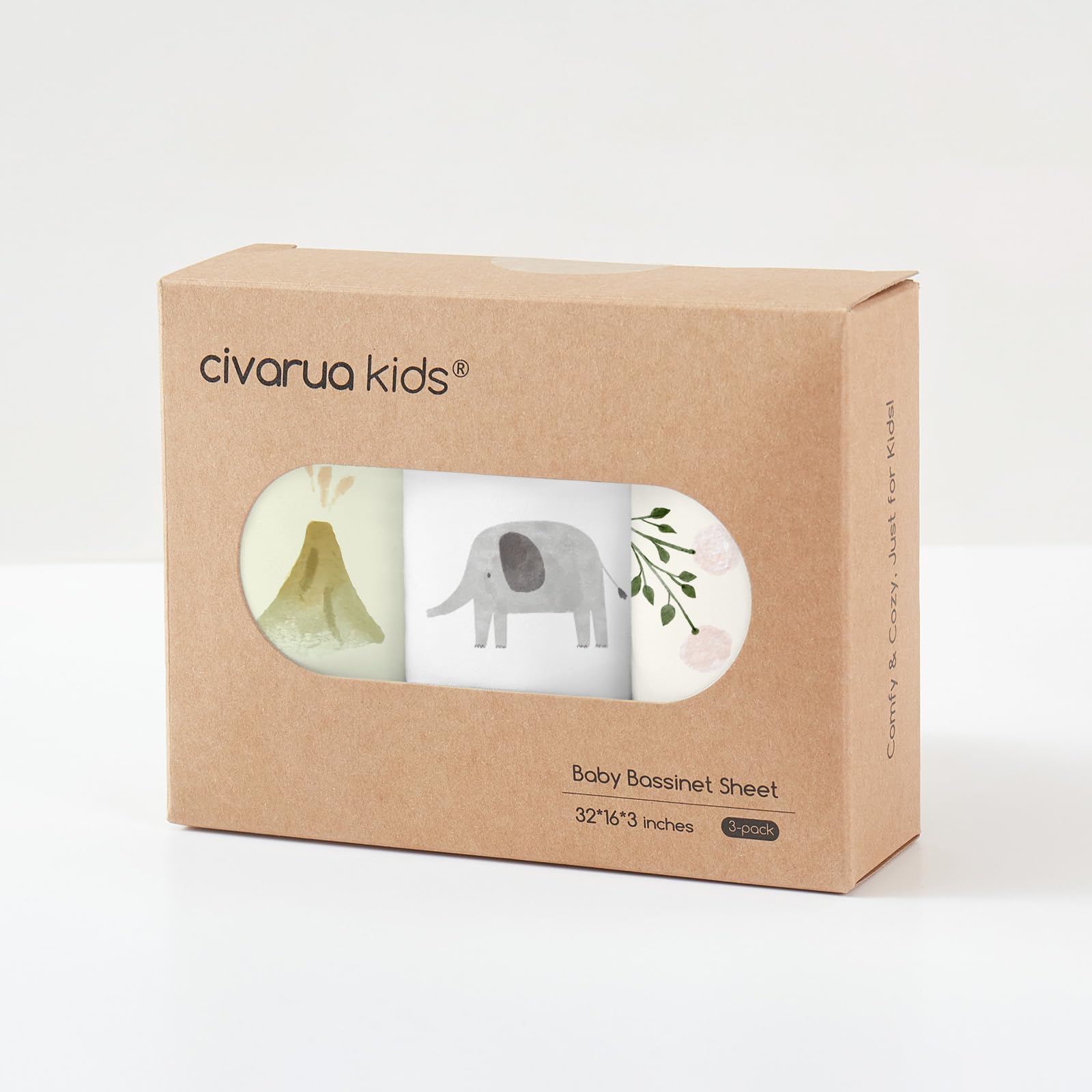 Civarua Kids dinosaur-elephant print design detail adds playful visual appeal