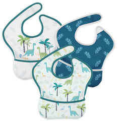 Civarua Kids mess-proof bib with open pocket for spills during meals