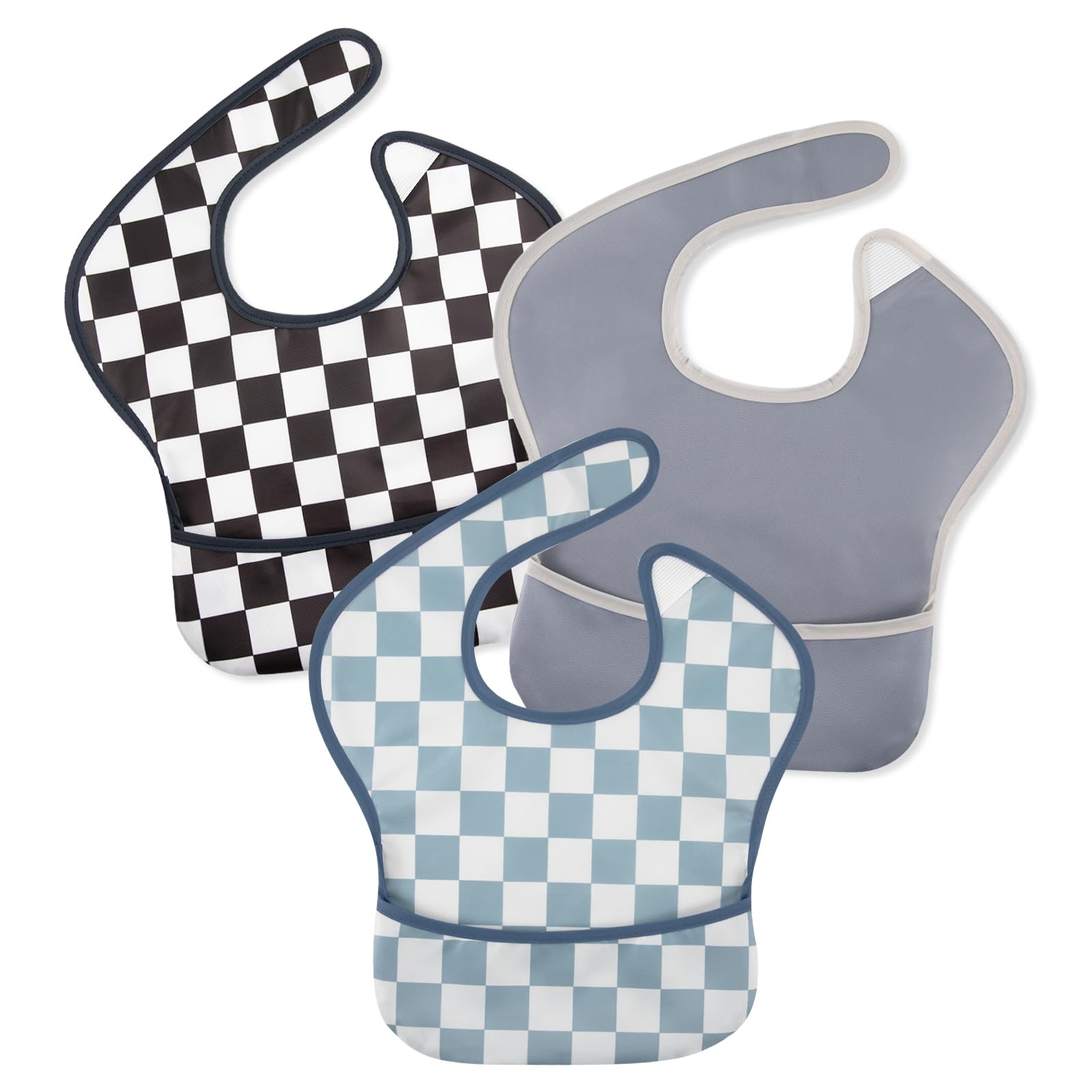 CIVARUA KIDS mess-proof bib pack showing travel-fold convenience for mess-free meals