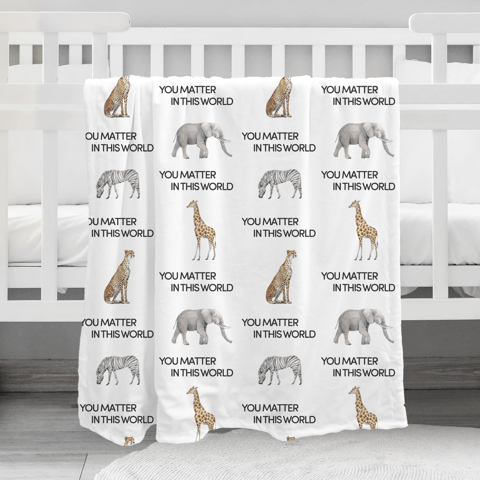 Civarua Kids Minky Leopard easy-care fabric for quick washing.