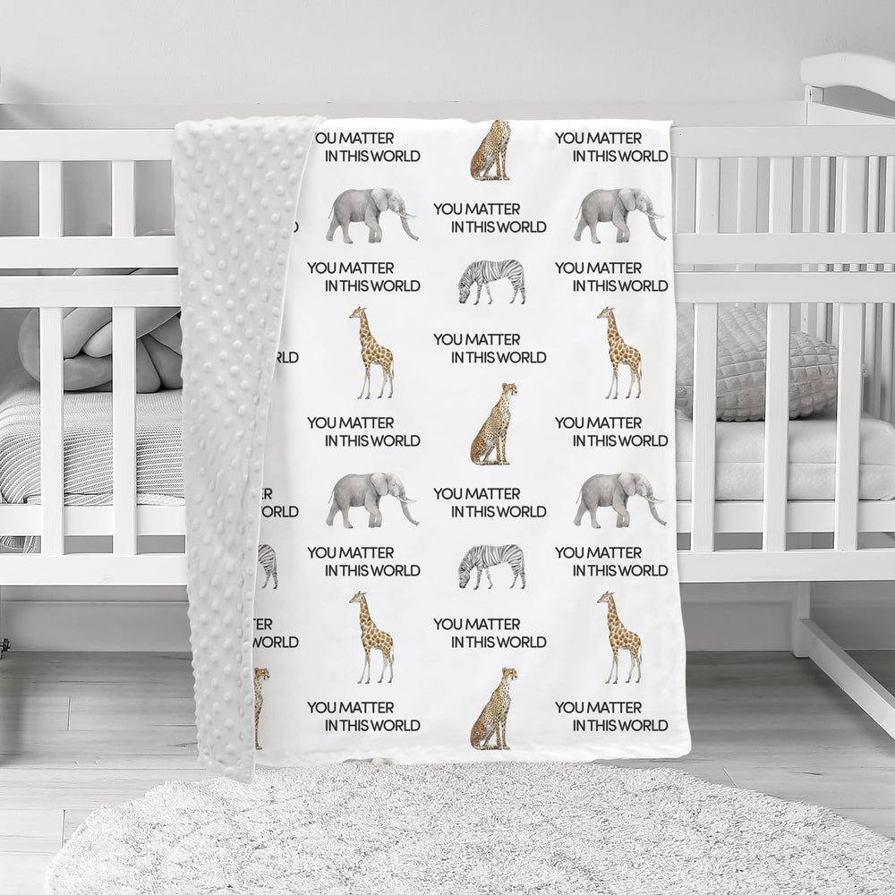 Civarua Kids Minky Leopard blanket shows double-layer durability and cozy texture.
