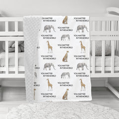 Civarua Kids Minky Leopard blanket shows double-layer durability and cozy texture.