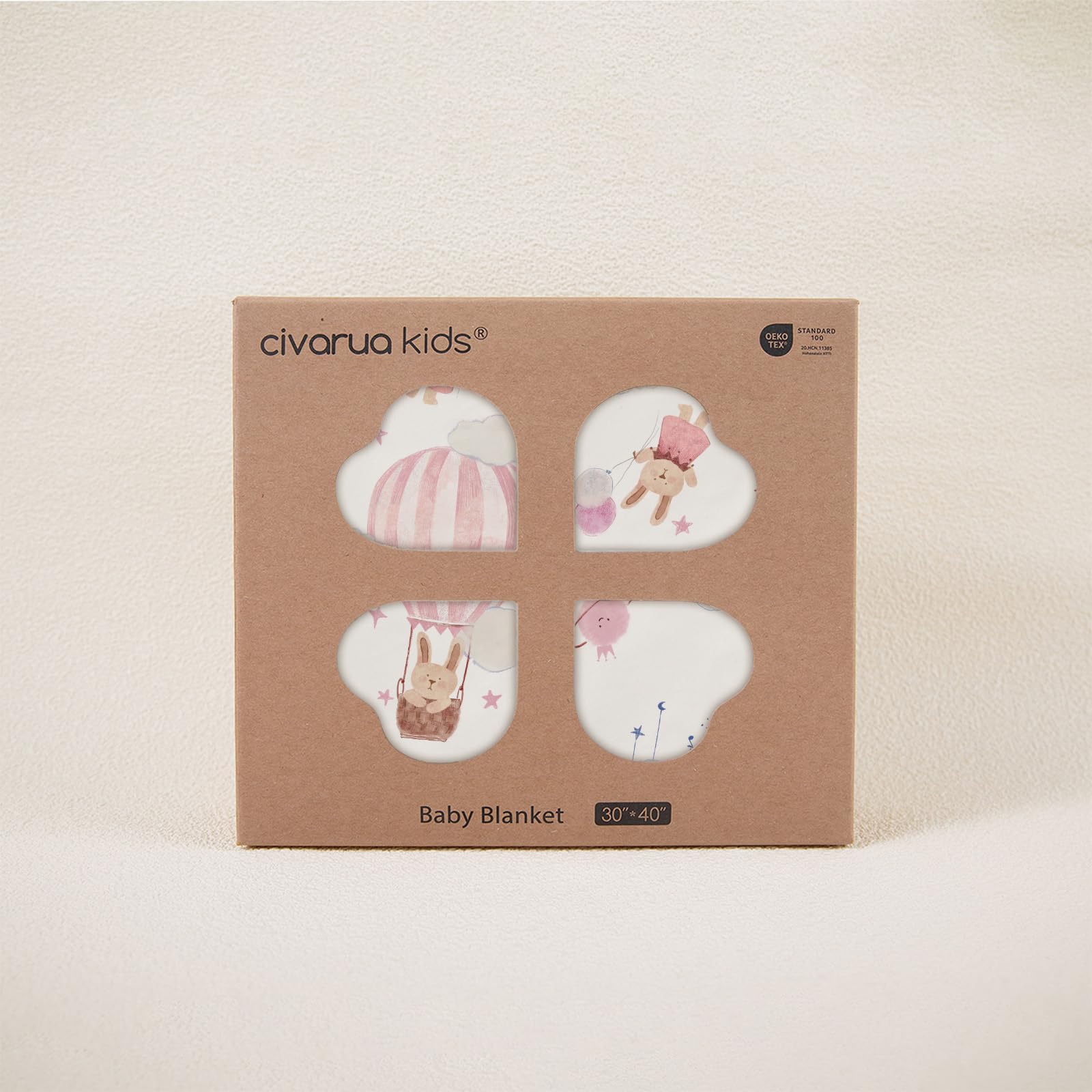 CIVARUA KIDS Minky blanket care-friendly machine washable keeps softness