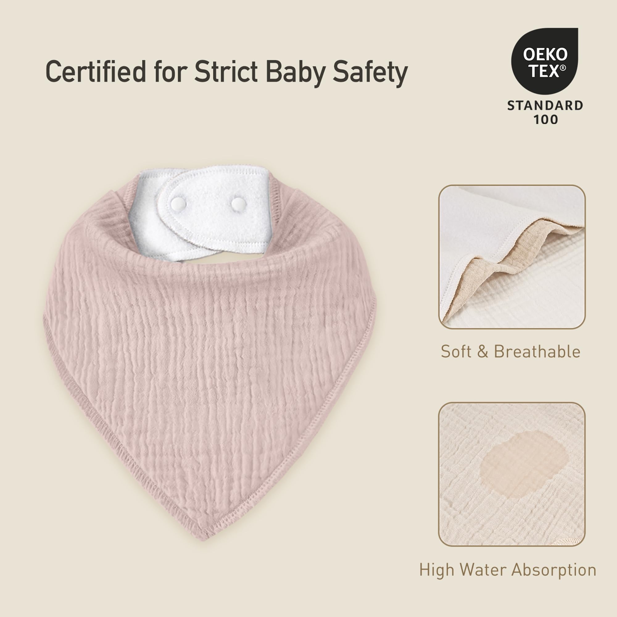 Civarua Kids bibs – teething shield use during feeding times
