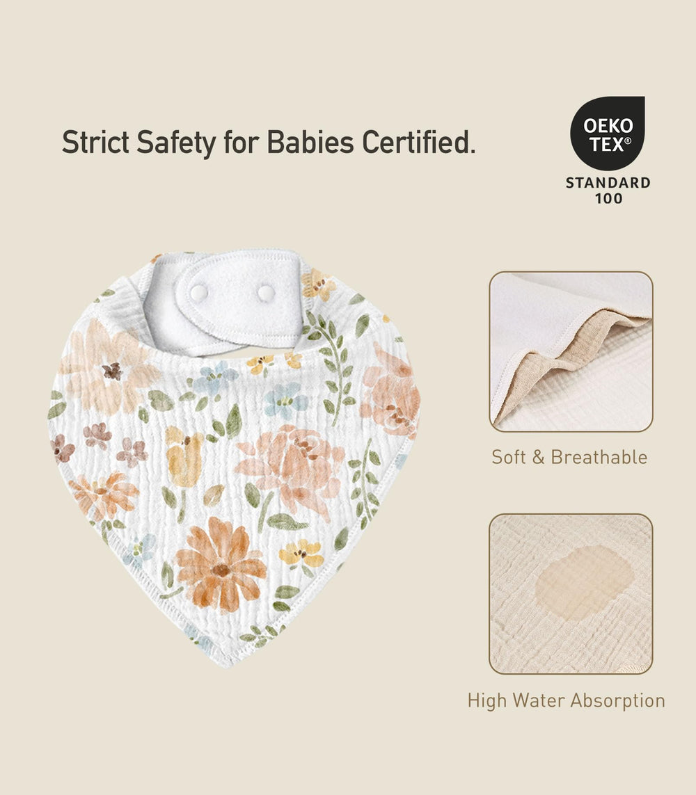 CIVARUA KIDS bibs are machine washable for easy care.