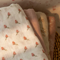 Civarua Kids flowers-pack swaddle blankets full-view—large wrap for secure newborn swaddling.