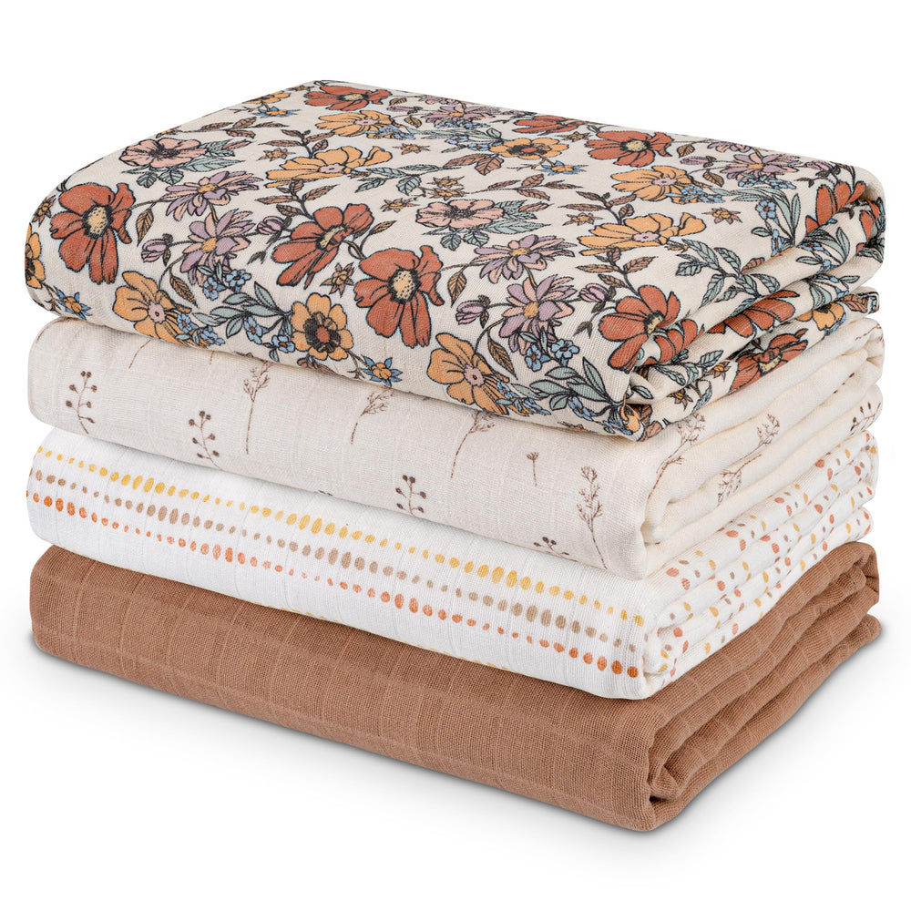 Civarua Kids muslin swaddle blanket packaged for gifting, soft and ready to use
