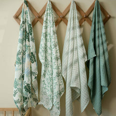 Civarua Kids muslin swaddle blanket close-up, demonstrating ultra-soft texture for newborn comfort