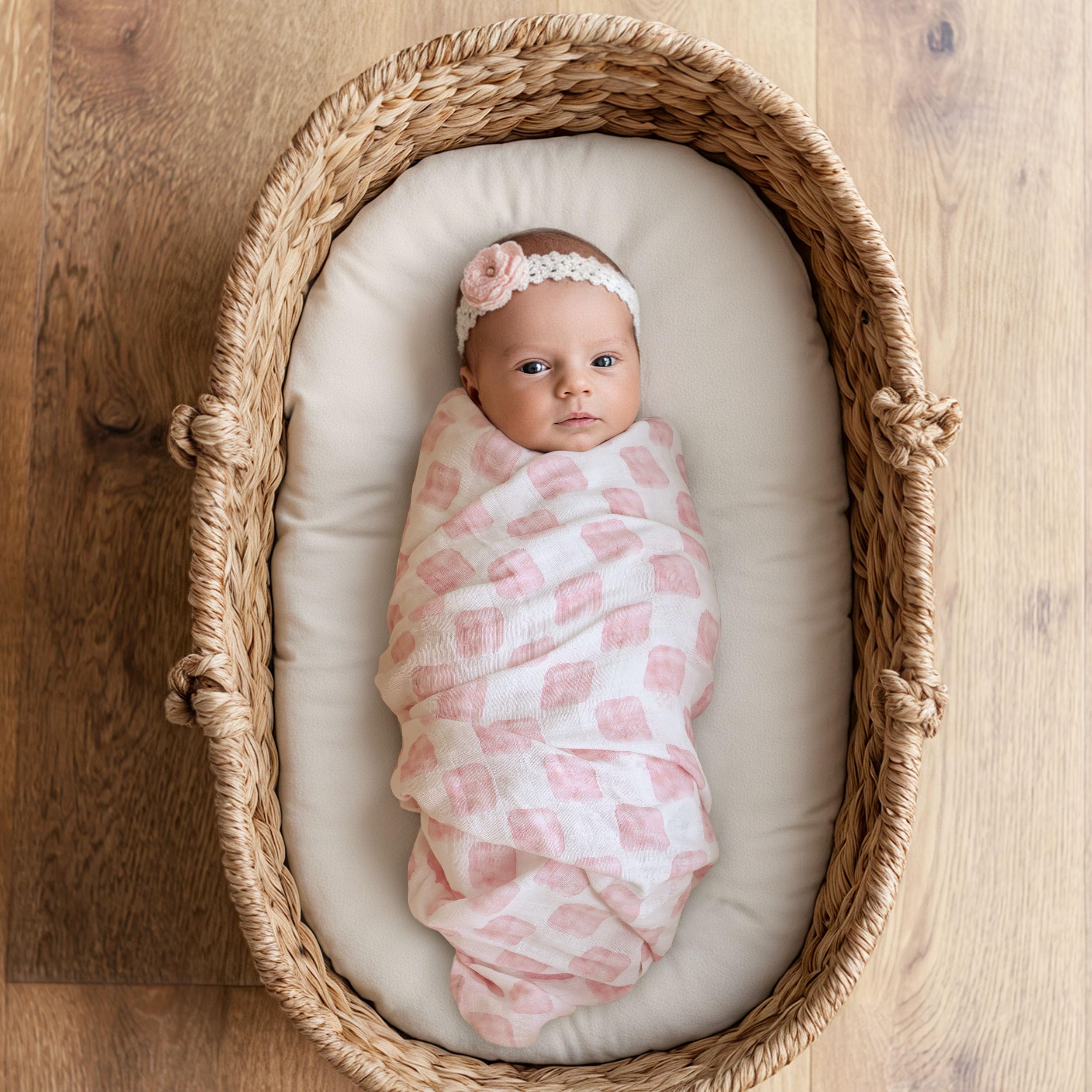 Civarua Kids gift set of muslin blankets ideal for baby showers