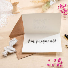CJ&M envelope with card showcases premium packaging for gift-ready presentation.