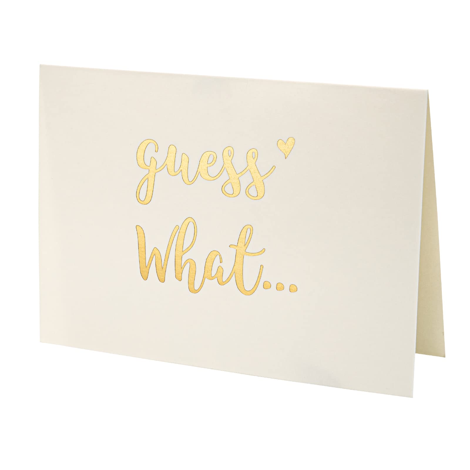 CJ&M pregnancy announcement card package with protective sleeve for gift-ready presentation.