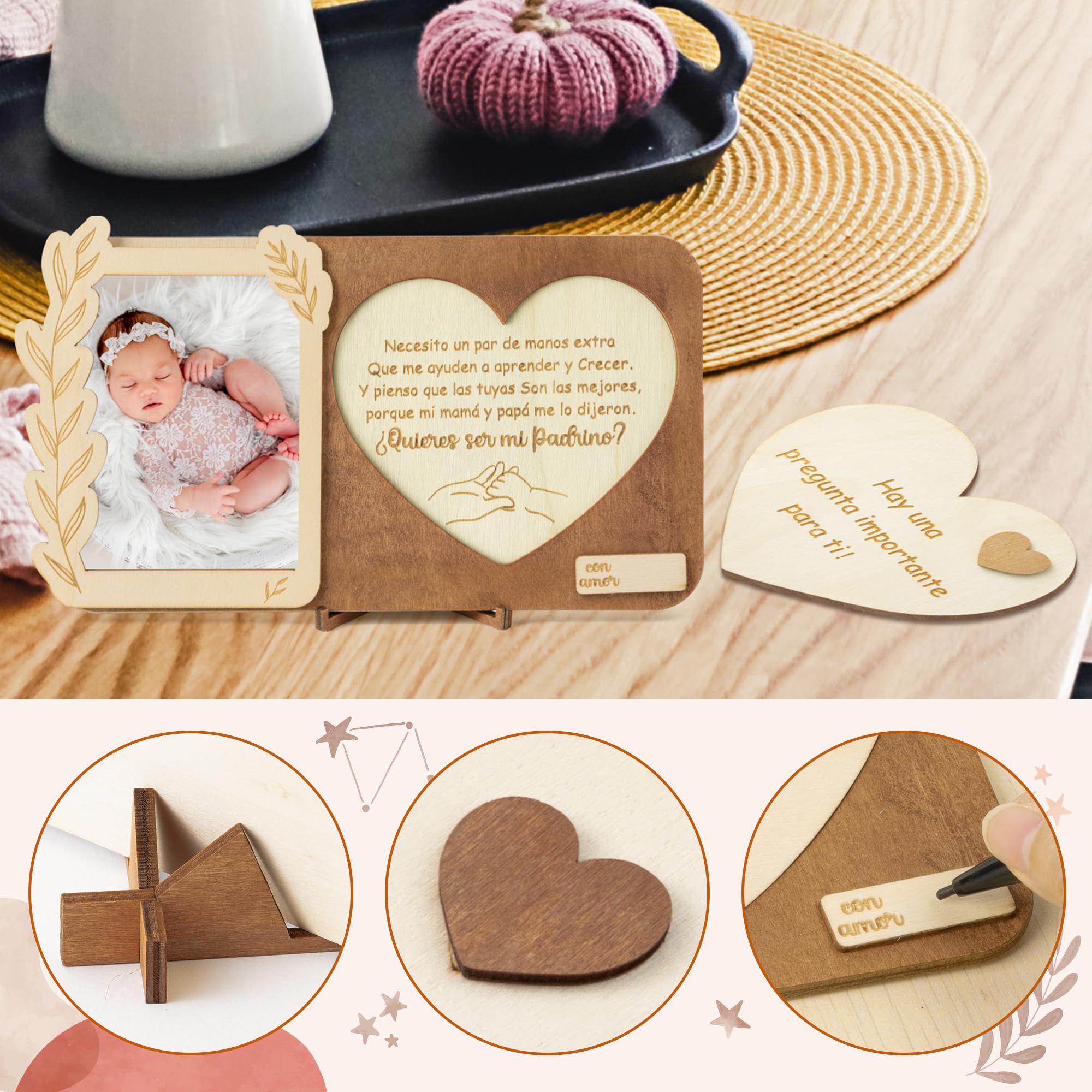 CJiangpo godfather frame hand-holding motif capturing warm bond