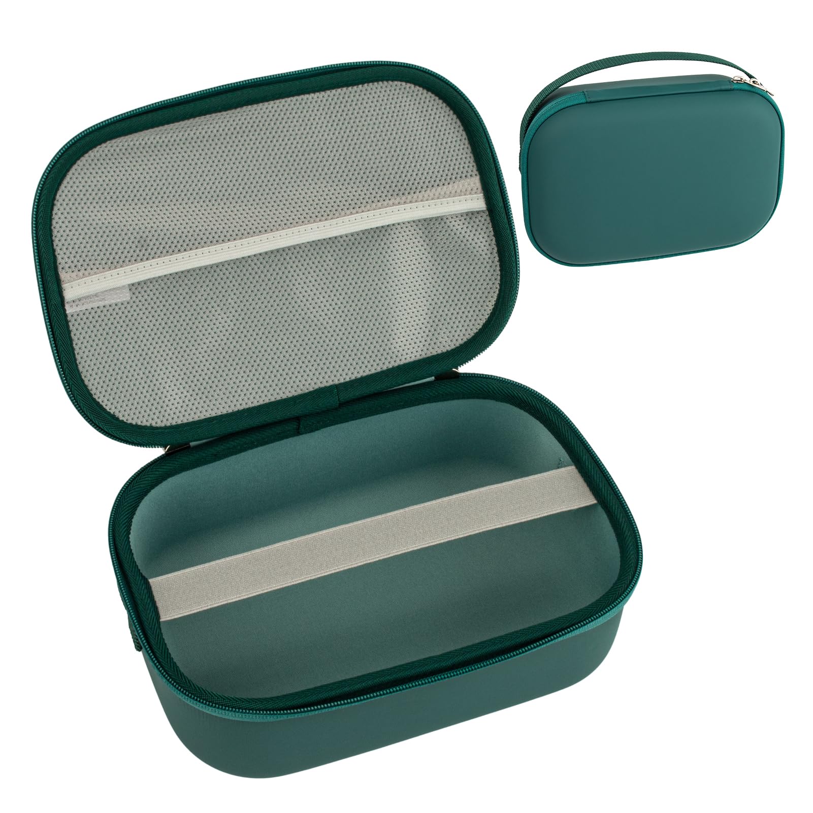 CJZ breast pump carrying case front view for easy, hands-free travel readiness.