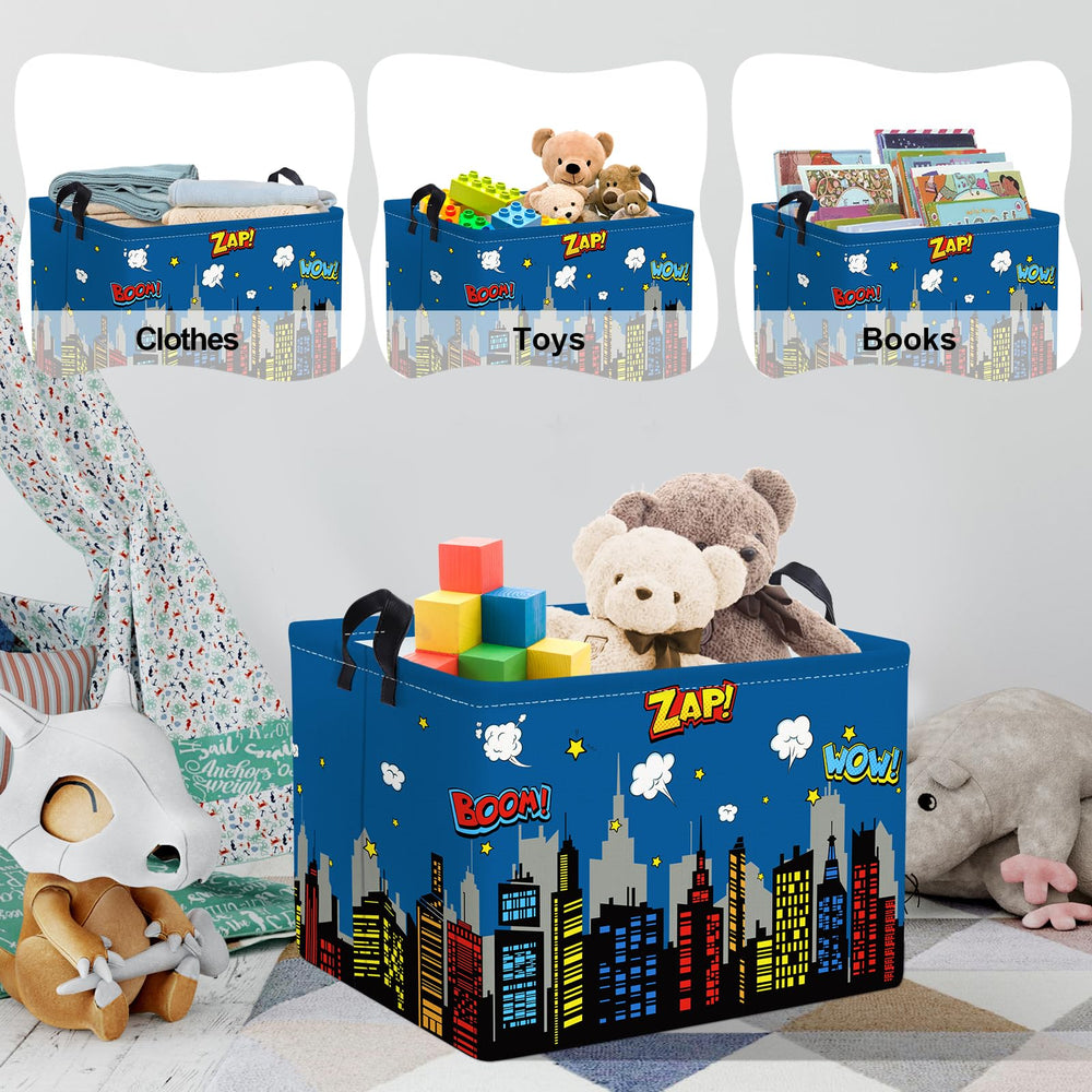 Clastyle 36L American comic bin rectangle emphasizes sturdy design for lightweight items