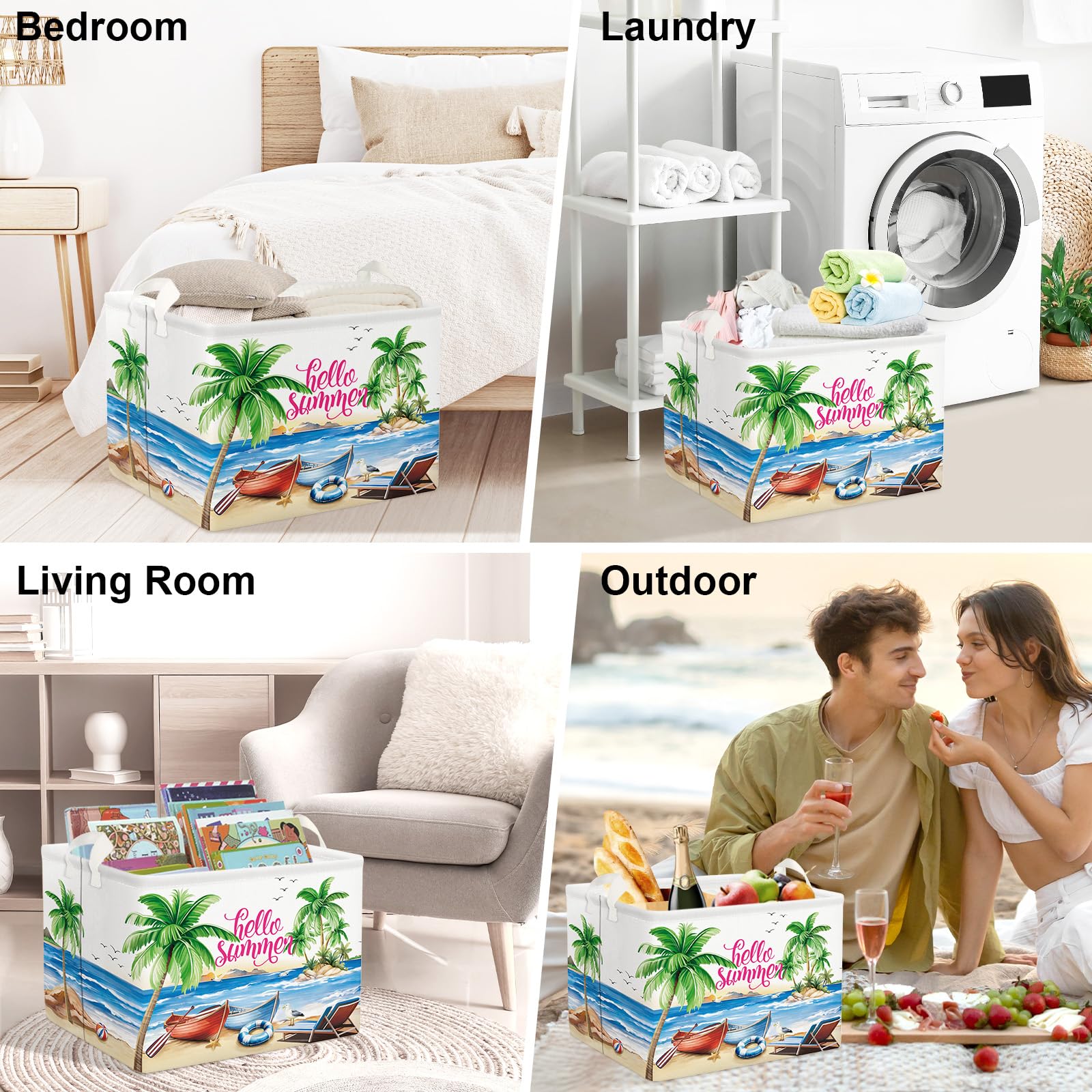 Clastyle 36 L capacity helps organize clothes, crafts, and daycare supplies.