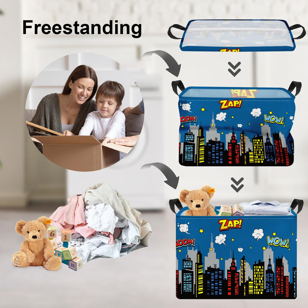 Clastyle 36L large kid storage box top view highlights spacious 36L capacity