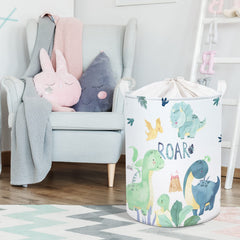 Clastyle 45L dinosaur laundry basket sized for bedrooms and nurseries.