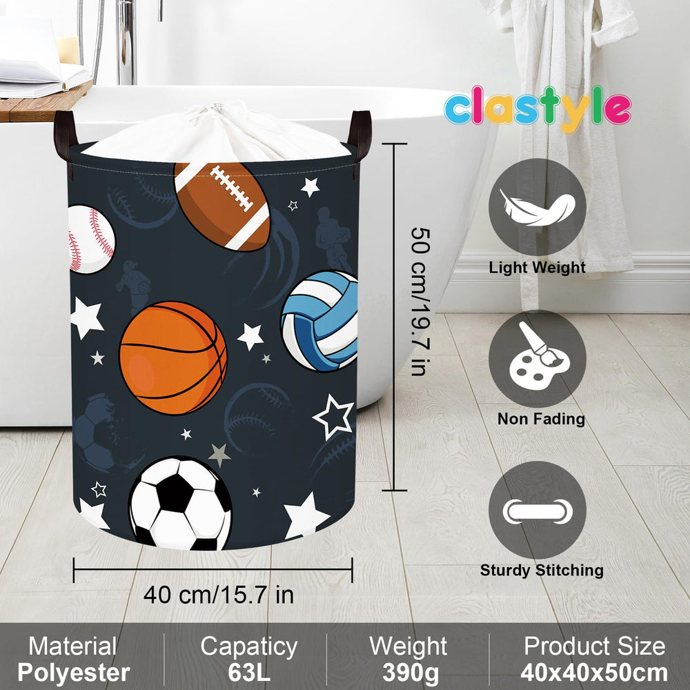 Clastyle 63L lid-for-discreet-storage view demonstrates concealed toy organization.