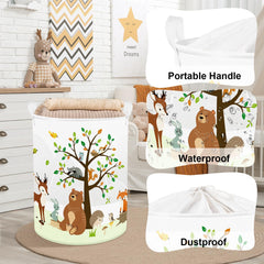 Clastyle 63L hamper with waterproof PE coating protects fabrics and keeps mess contained.