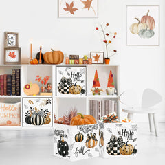 Clastyle autumn storage basket with soft sides for easy toy transport.