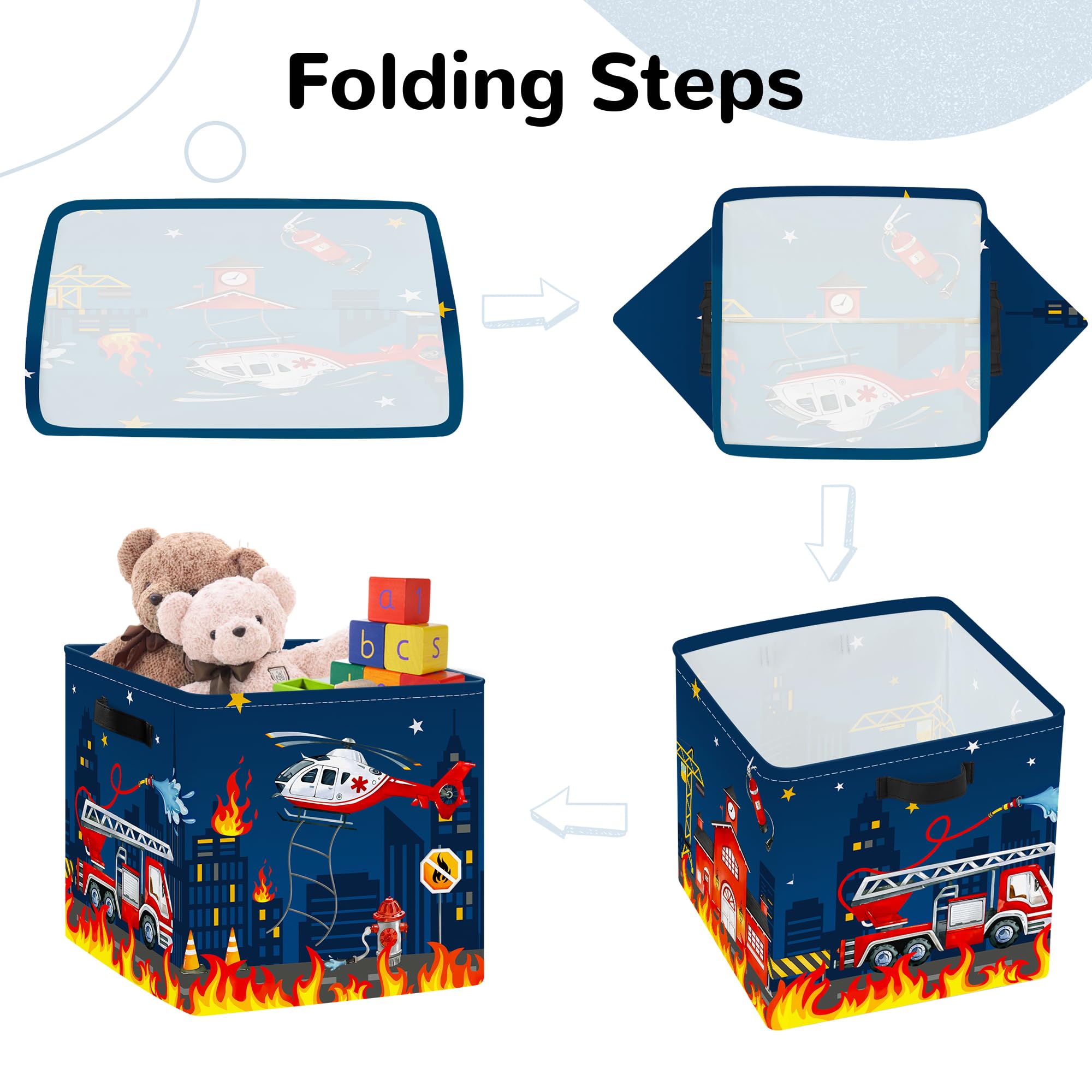 Clastyle kid storage cube demonstrates independent standing and wrinkle-friendly setup