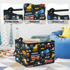 Clastyle City Car Baby Laundry Hamper fire truck design inspires imaginative play.