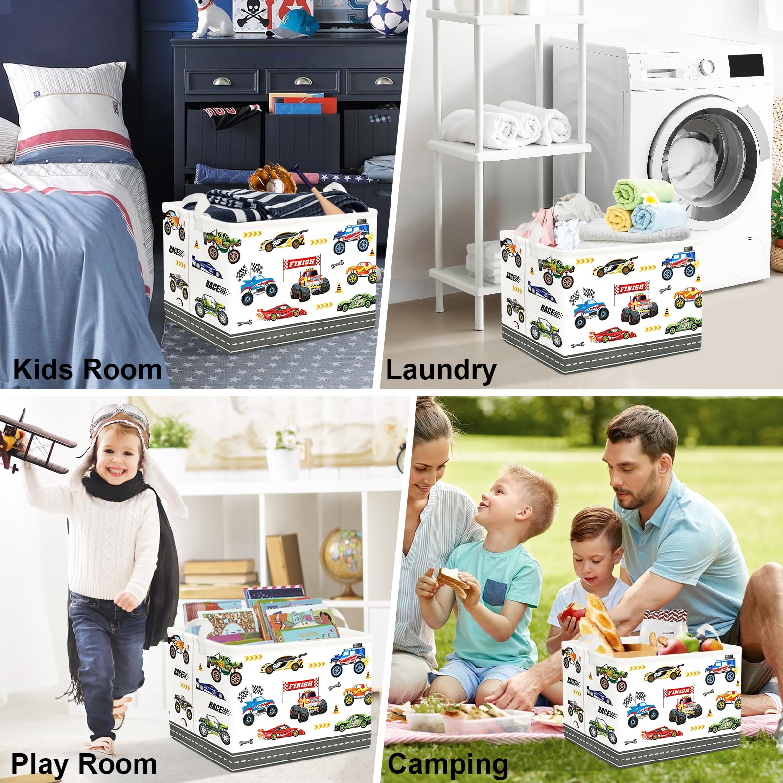Clastyle City Car Laundry Hamper collapsible design supports easy relocation