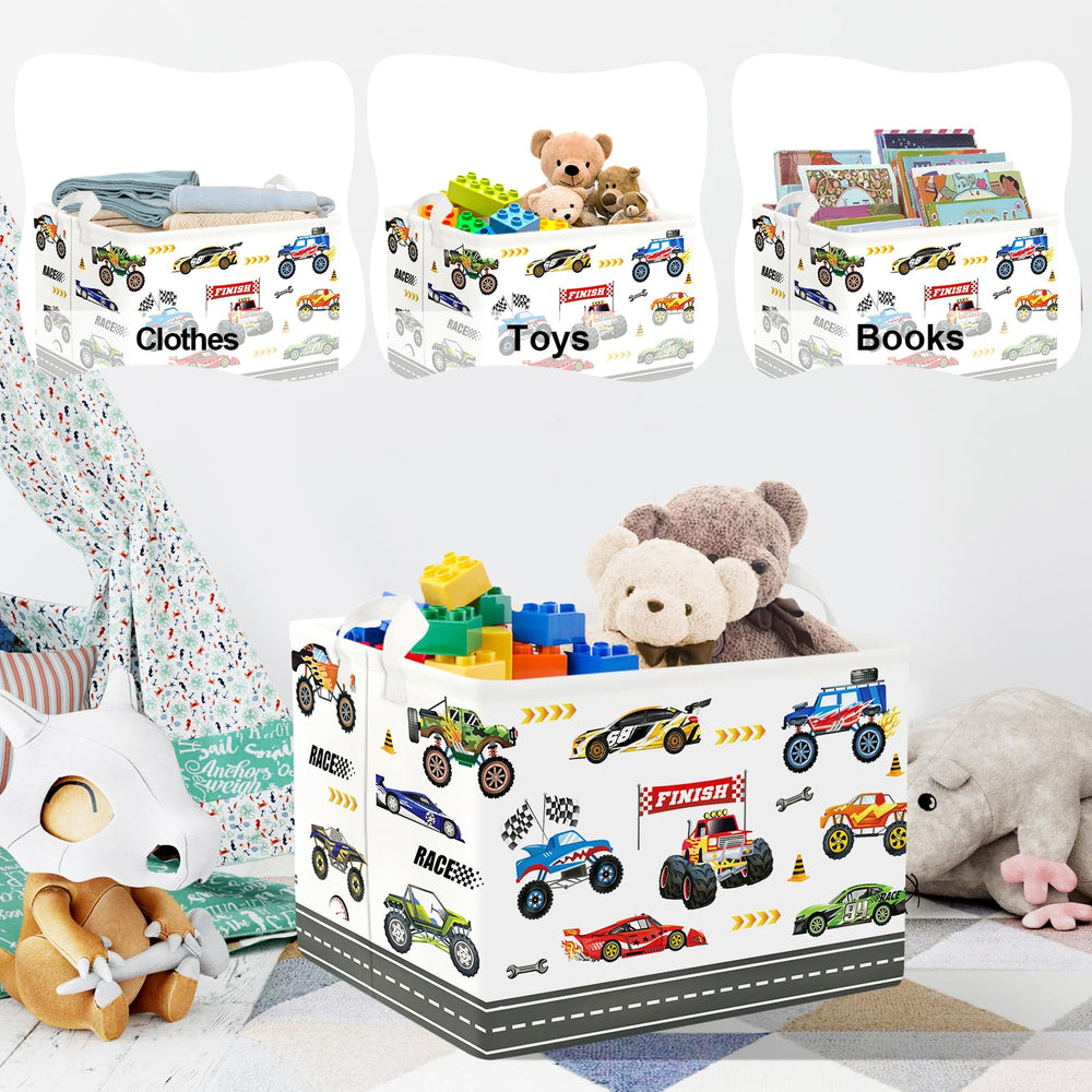 Clastyle City Car Laundry Hamper PE coating allows easy wipe clean