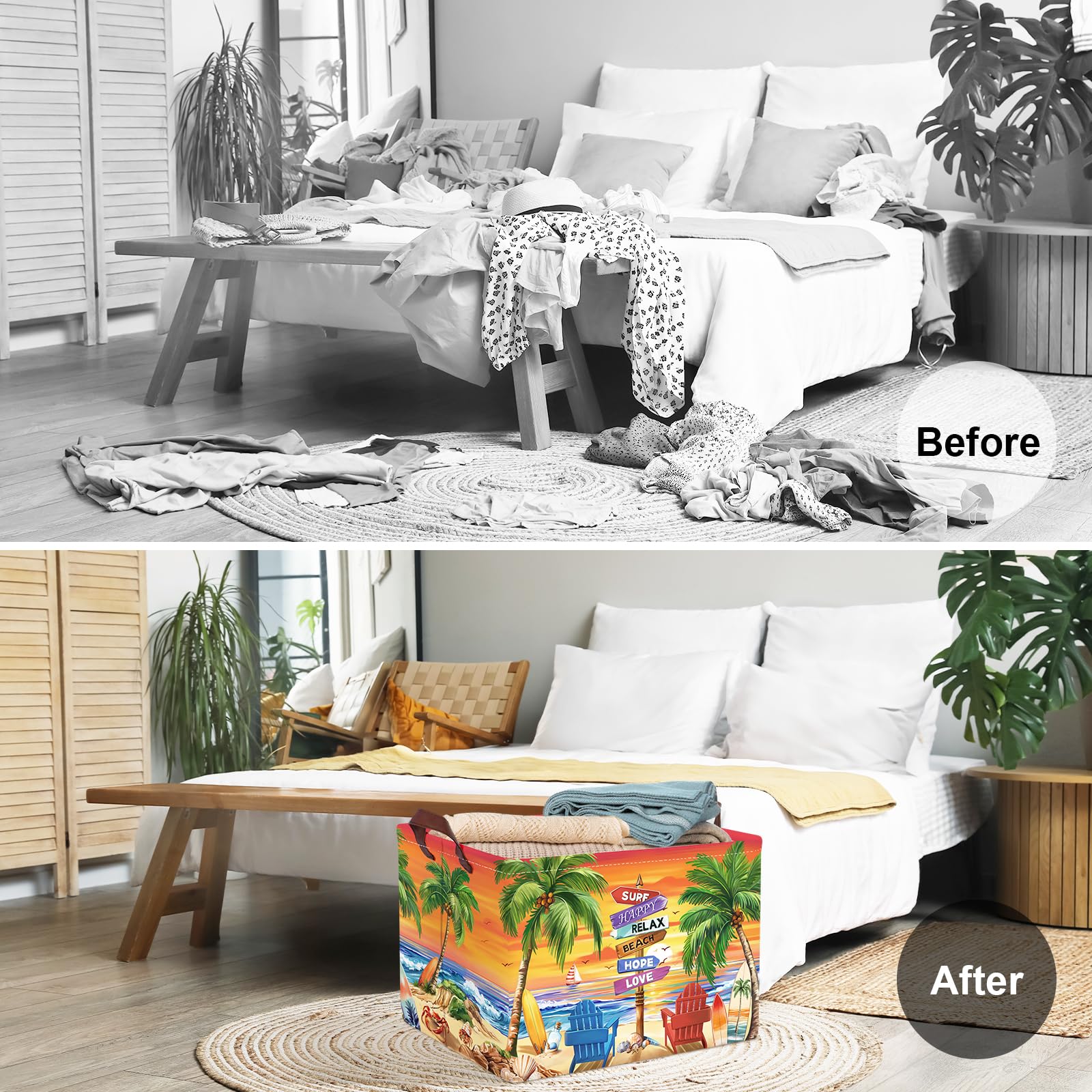 Clastyle collapsible laundry hamper for nursery organizer