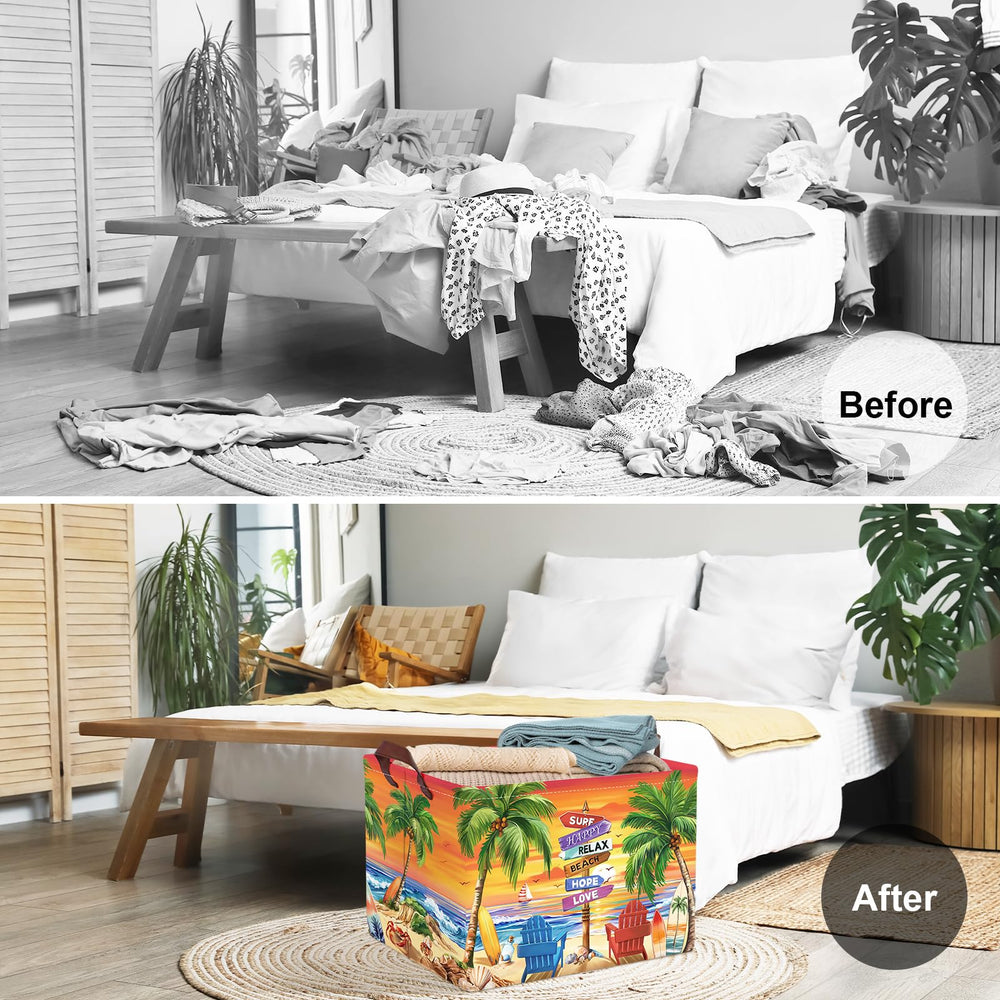 Clastyle collapsible laundry hamper for nursery organizer
