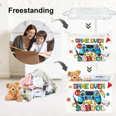 Clastyle Cool Game Storage Basket collapsible-design highlights flexible storage and simple transport