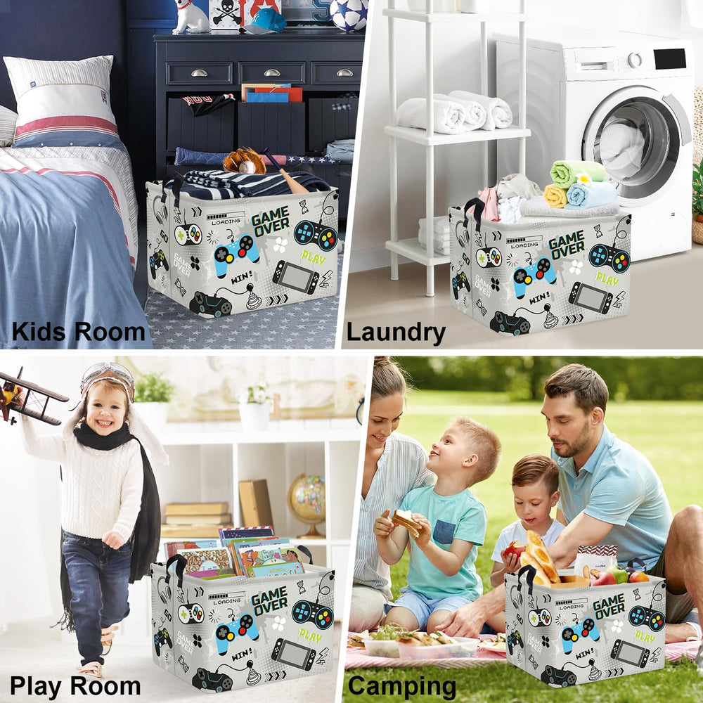 Clastyle Cool Game Storage Basket wrinkle tip and independent stand after ironing.