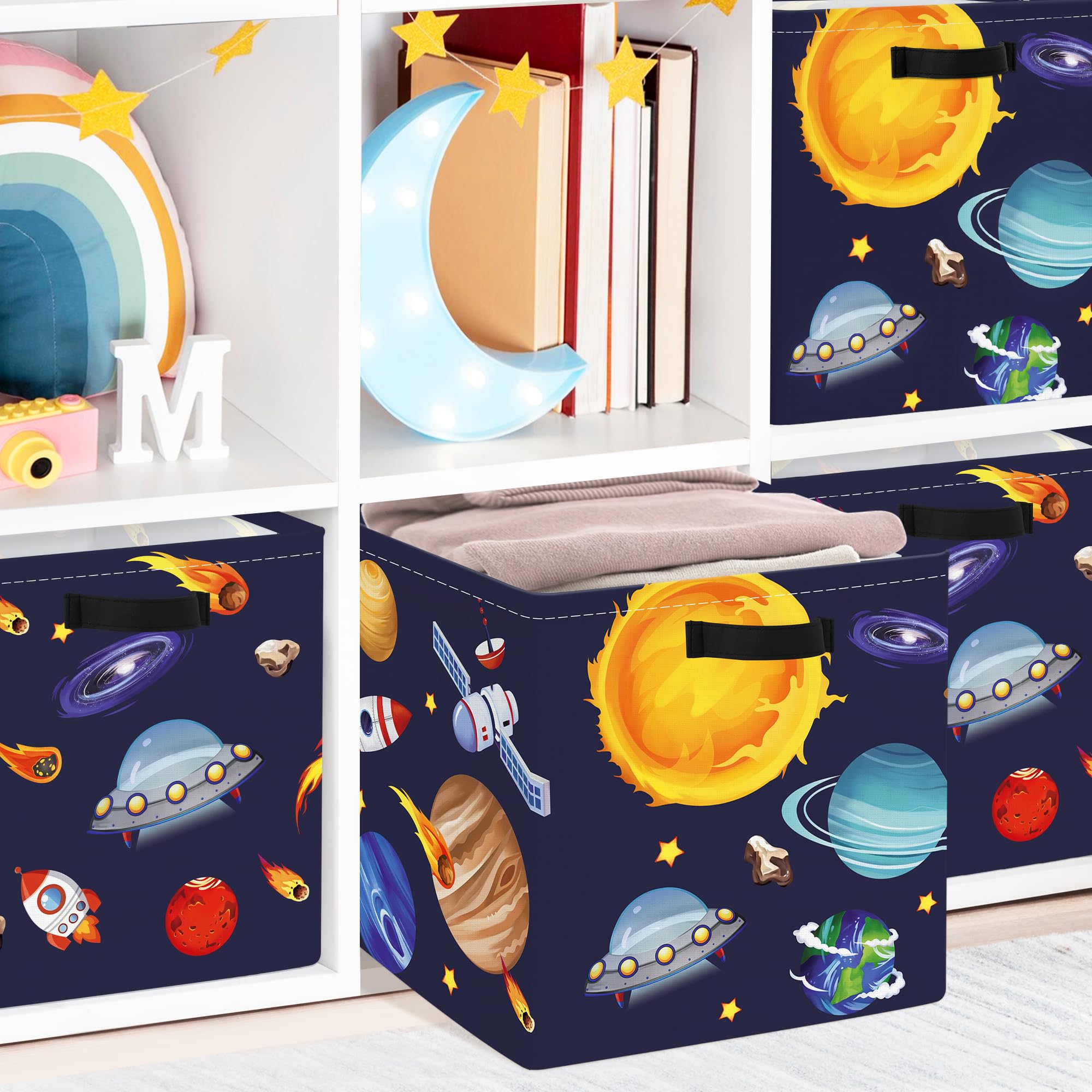 Clastyle foldable closet storage box collapsible design saves space when not in use.