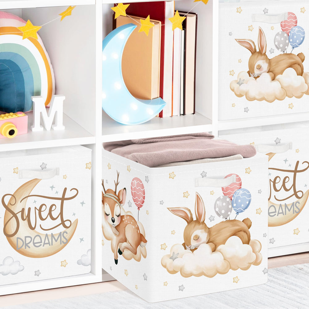 Clastyle Foldable storage box with soft sides for kid-friendly portability.