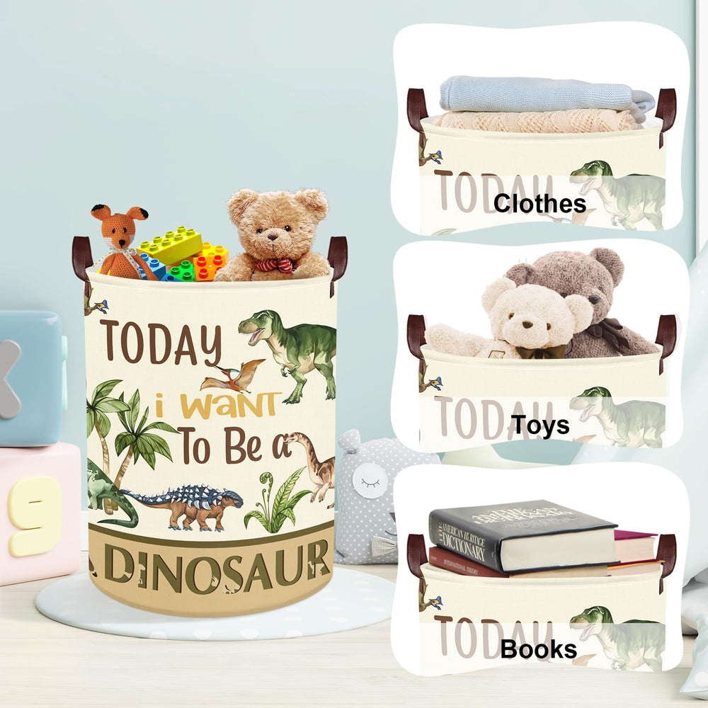 Clastyle Foldable Toy Organizer Bin saves space in nursery storage.