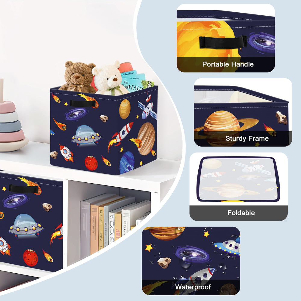 Clastyle gift-ready cosmic storage basket ideal for birthdays or housewarmings.