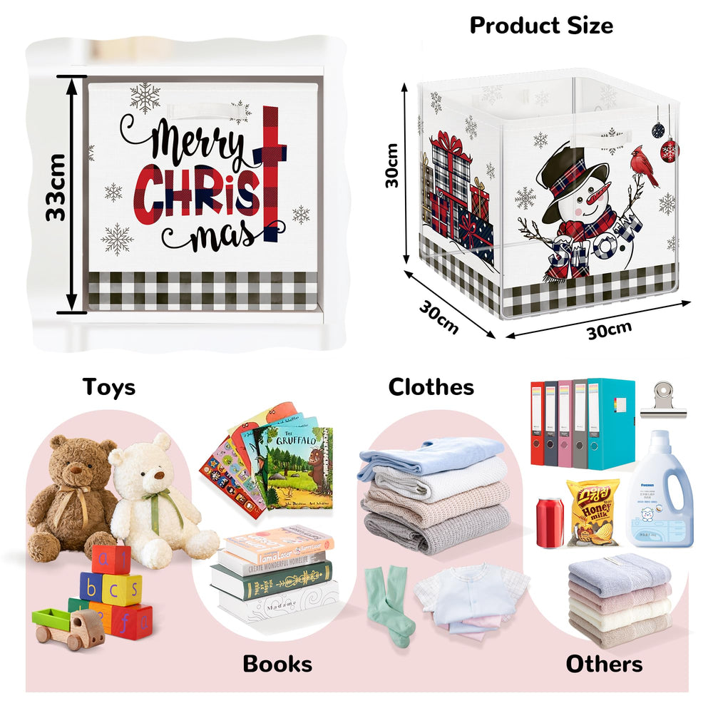 Clastyle holiday decor storage bins offer practical gift organization options.