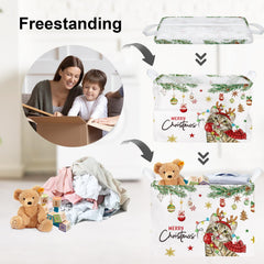 Clastyle kids clothes organizer basket with large capacity for clothes and plush toys.