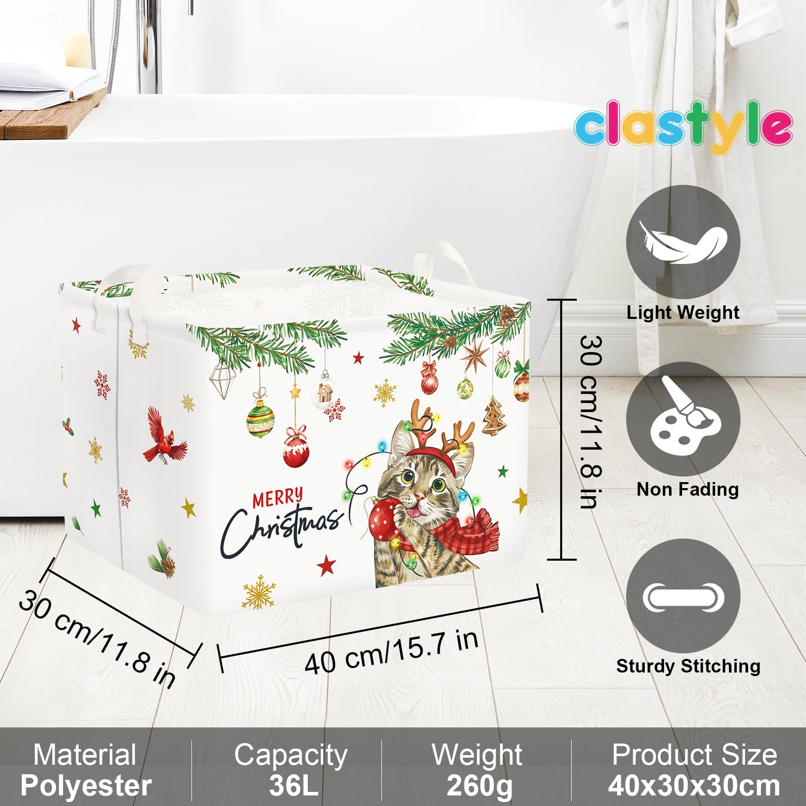 Clastyle kids laundry basket gift idea for holidays or occasions.