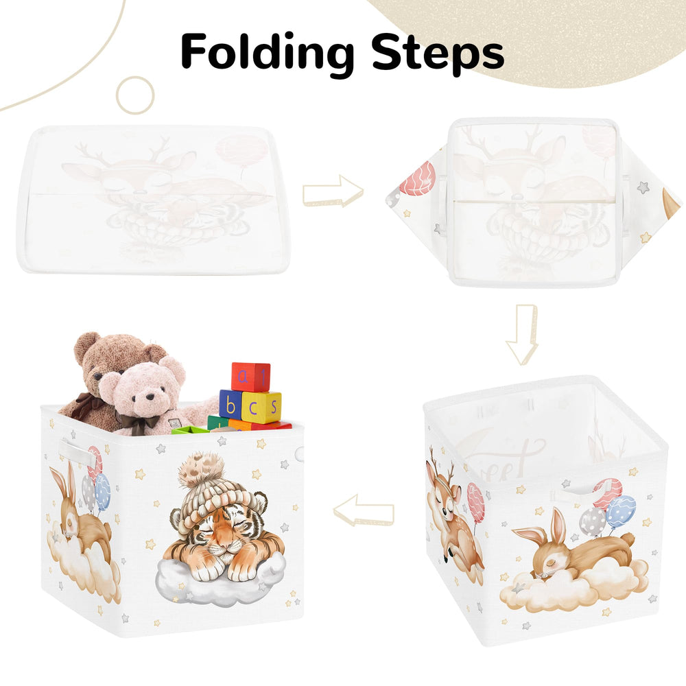 Clastyle Kids playroom storage box for books, toys, and crafts.