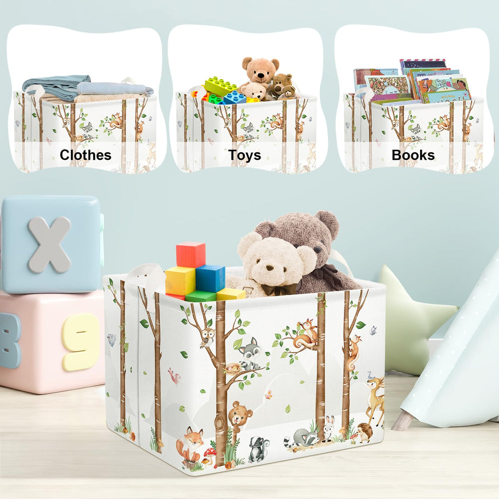 Clastyle large 15.7x11.8 inch basket for clothes and toys.