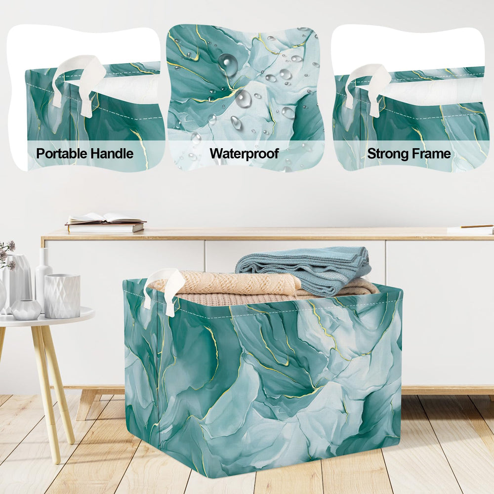 Clastyle large storage basket close-up shows PE coating and sturdy frame.