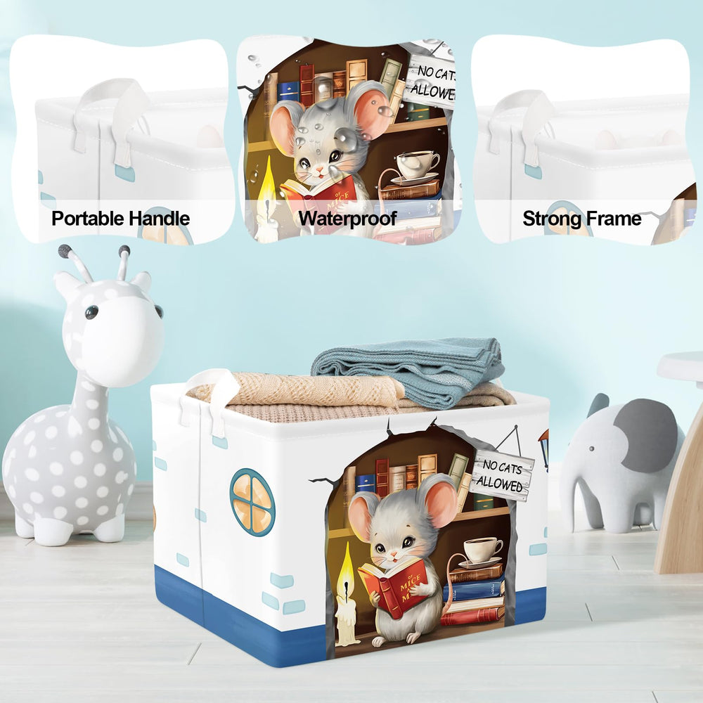 Clastyle nursery bin for baby clothes organizer keeps essentials neatly sorted.