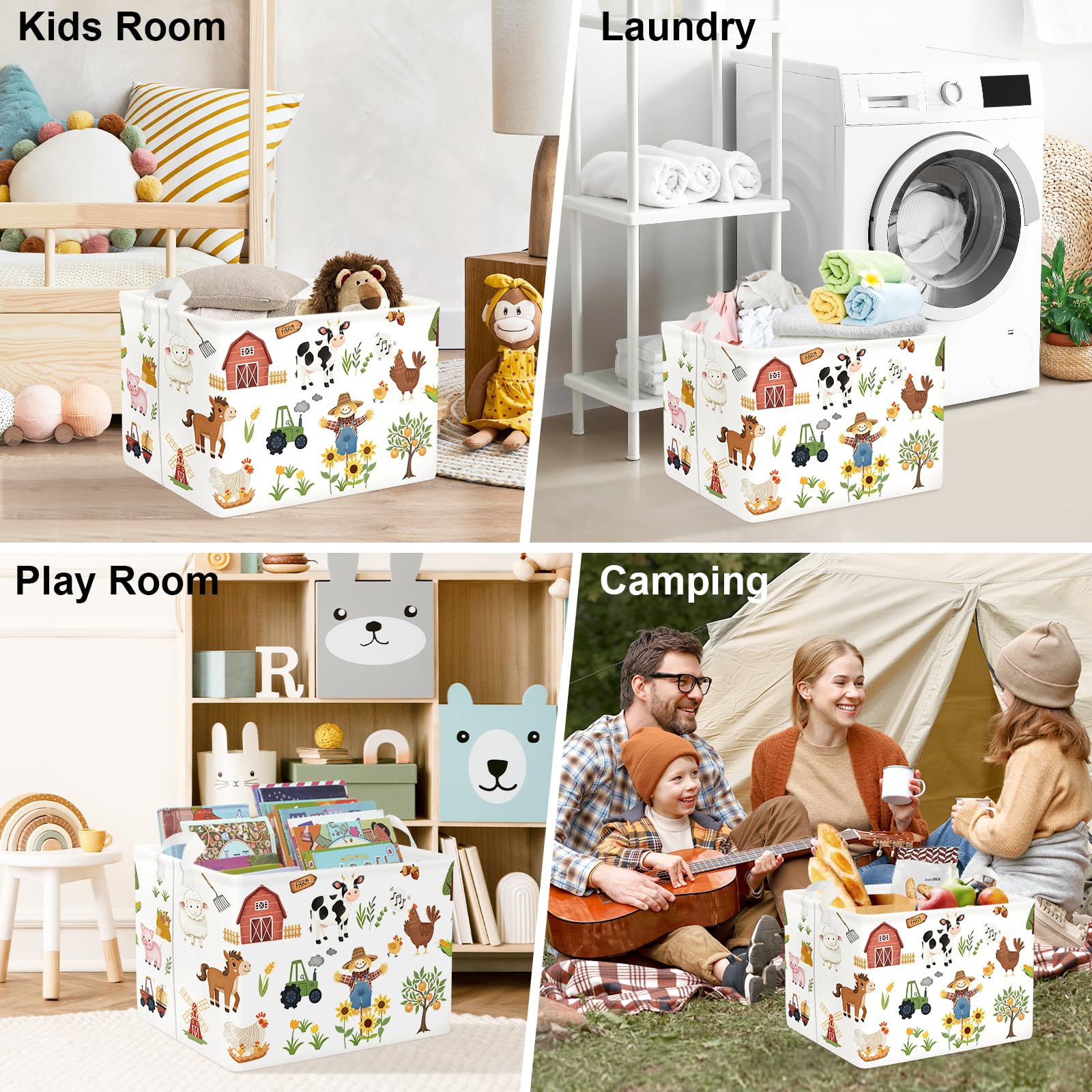 Clastyle nursery-bin keeps bedroom organized and toys ready for playtime