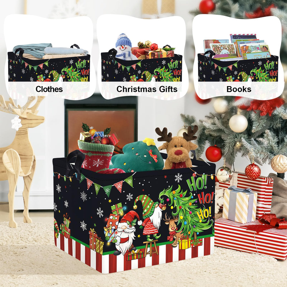 Clastyle nursery organizer basket in black suits towels and books.