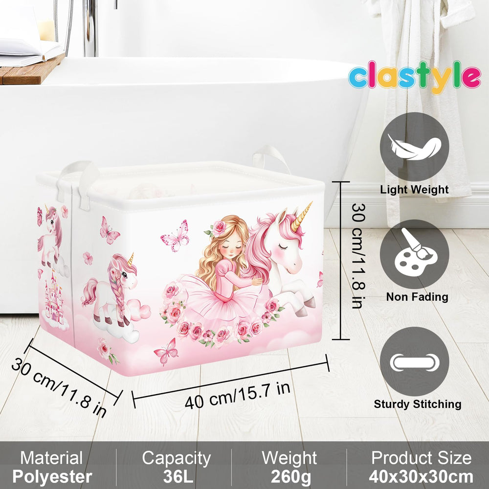 Clastyle laundry basket with PE coating is easy to wipe clean