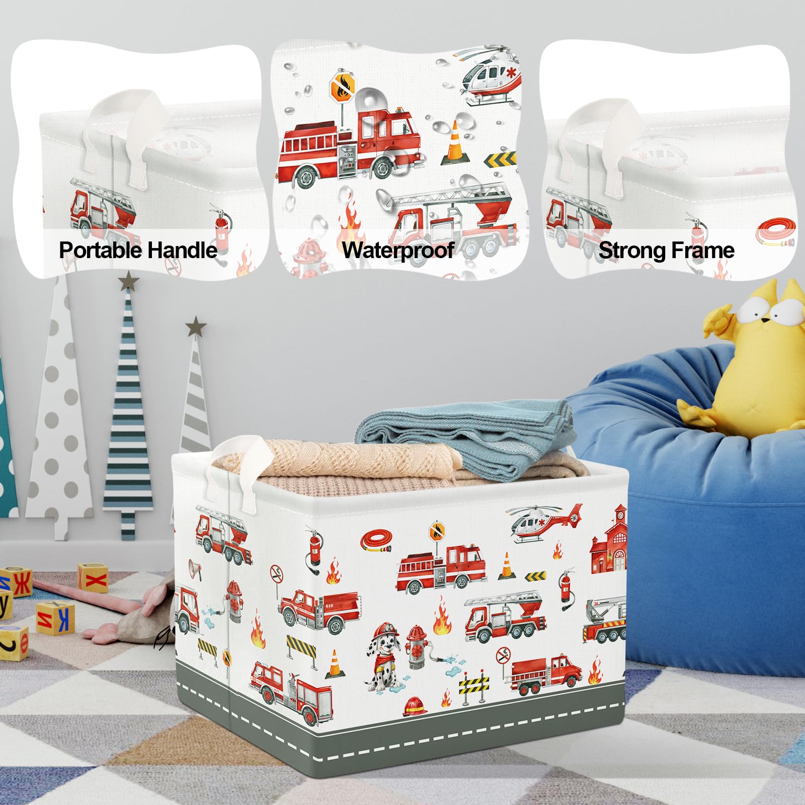 Clastyle portable-waterproof-bin versatile 36L bin for toys, clothes, and beach gear.