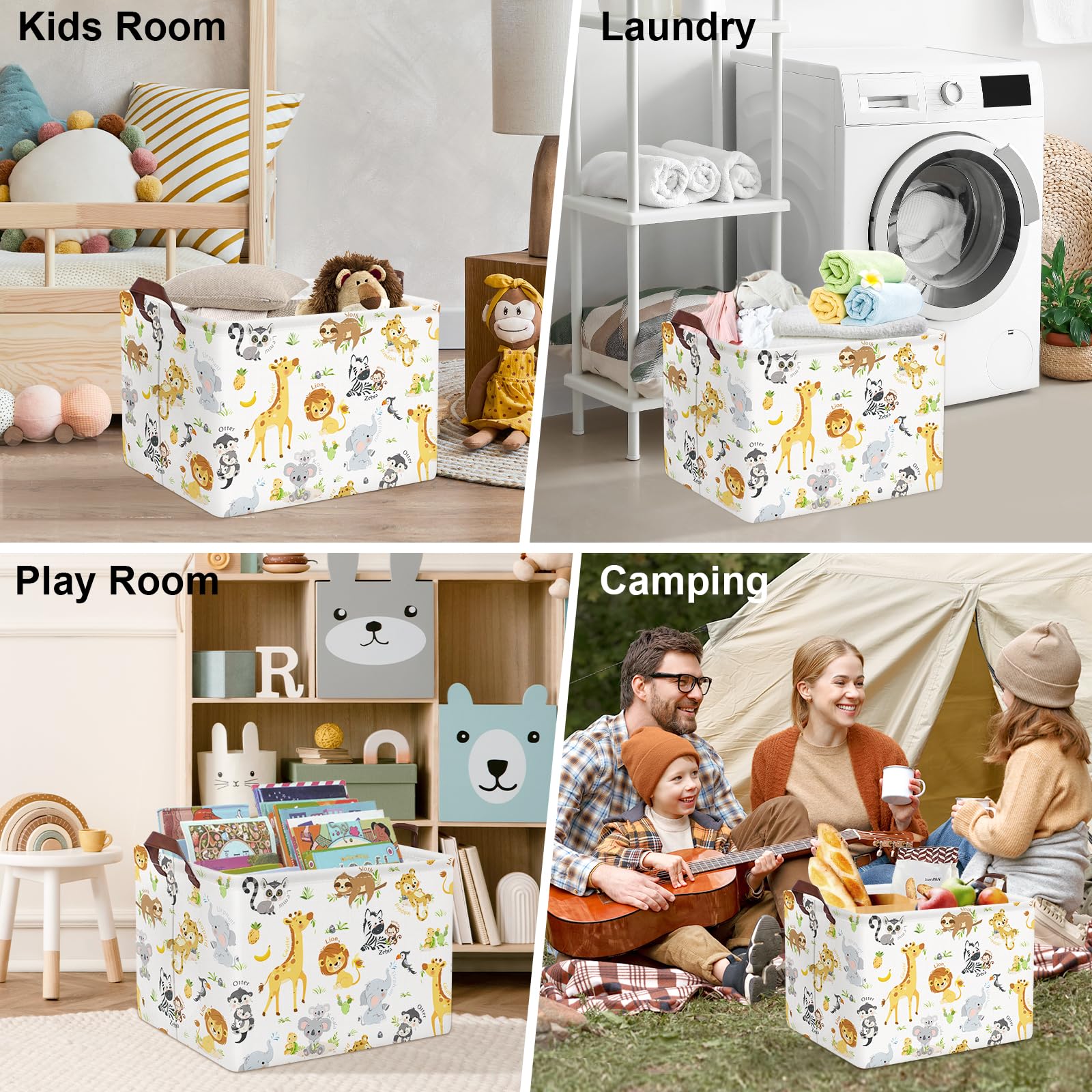 Clastyle waterproof PE coated basket ideal for bath items and beach towels.