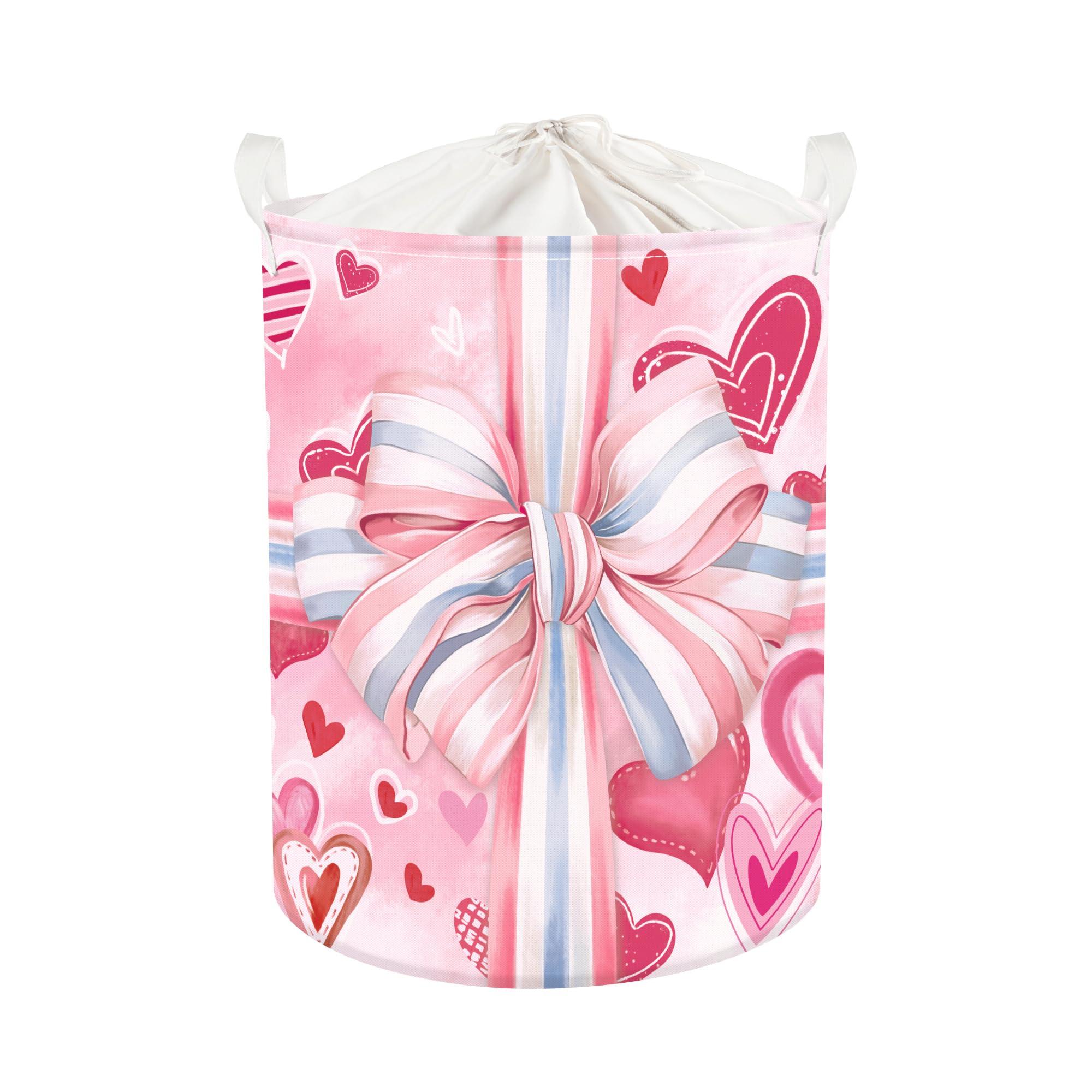 Clastyle Ribbon Bow Gift Box Pink—stylish baby storage and gift-ready presentation.