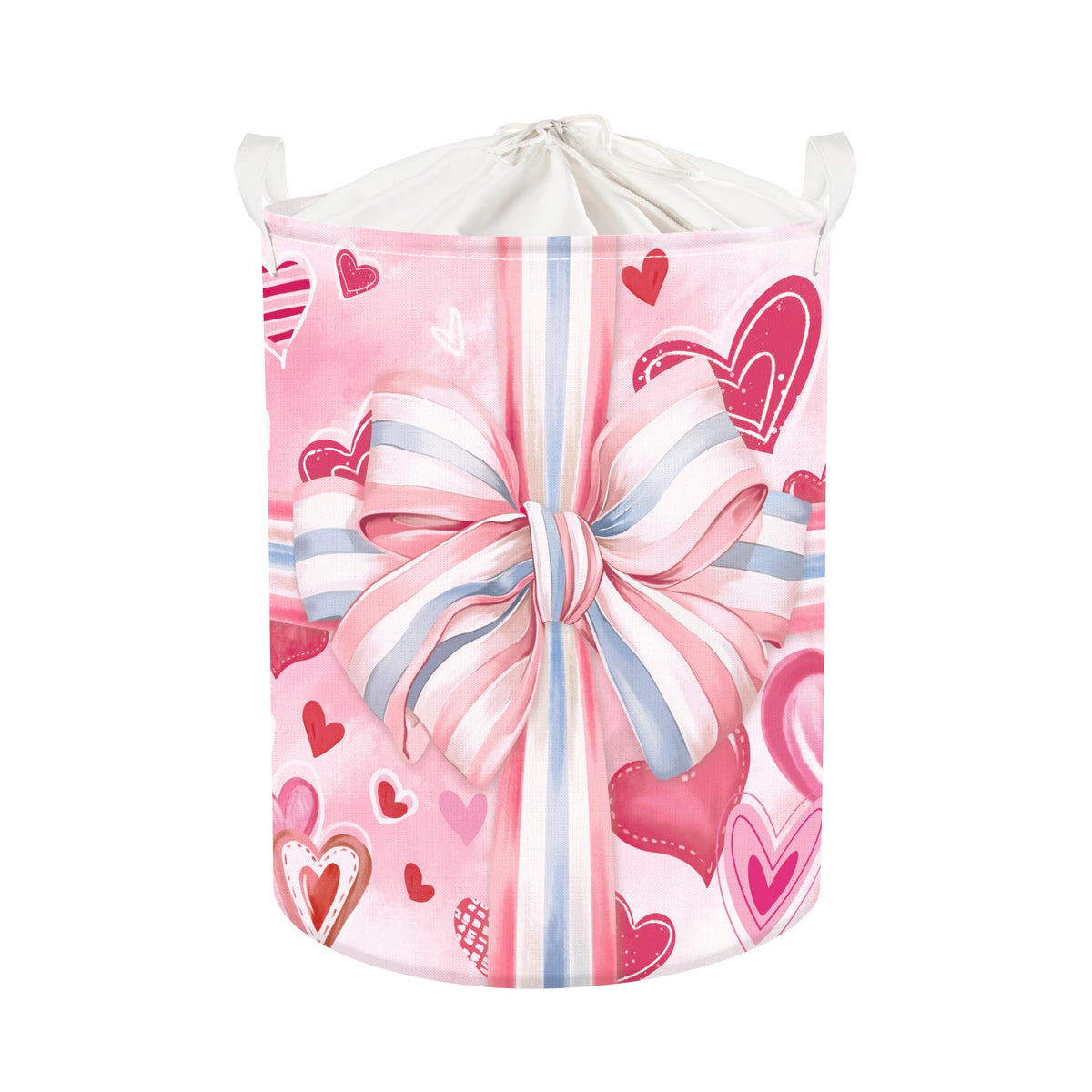 Clastyle Ribbon Bow Gift Box Pink—stylish baby storage and gift-ready presentation.